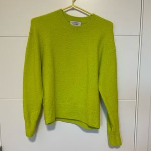 Fuzzy neon high crew